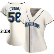 Levi Stoudt Women's Seattle Mariners Cream Authentic Alternate Jersey