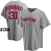 Liam Hendriks Men's Boston Red Sox Gray Replica Road Jersey