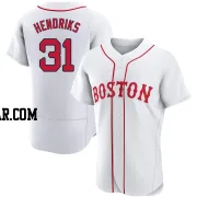 Liam Hendriks Men's Boston Red Sox White Authentic 2021 Patriots' Day Jersey