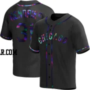 Liam Hendriks Men's Chicago White Sox Black Holographic Replica Alternate Jersey