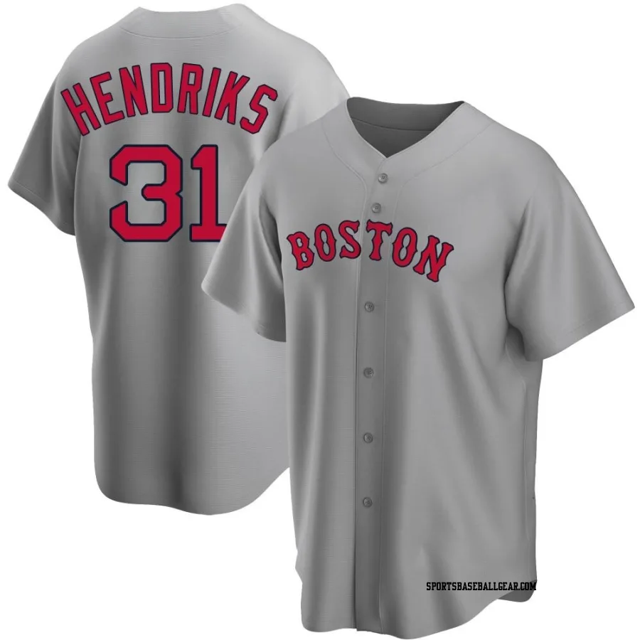 Liam Hendriks Youth Boston Red Sox Gray Replica Road Jersey