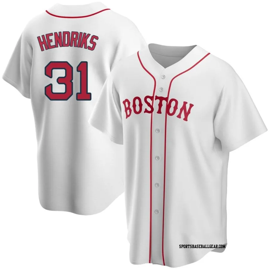 Liam Hendriks Youth Boston Red Sox White Replica Alternate Jersey