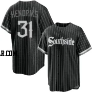 Liam Hendriks Youth Chicago White Sox Black Replica 2021 City Connect Jersey