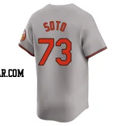 Livan Soto Men's Baltimore Orioles Gray Limited Road Jersey