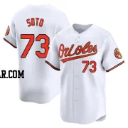 Livan Soto Men's Baltimore Orioles White Limited Home Jersey