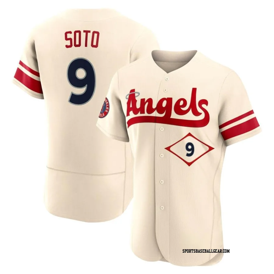 Livan Soto Men's Los Angeles Angels Cream Authentic 2022 City Connect Jersey