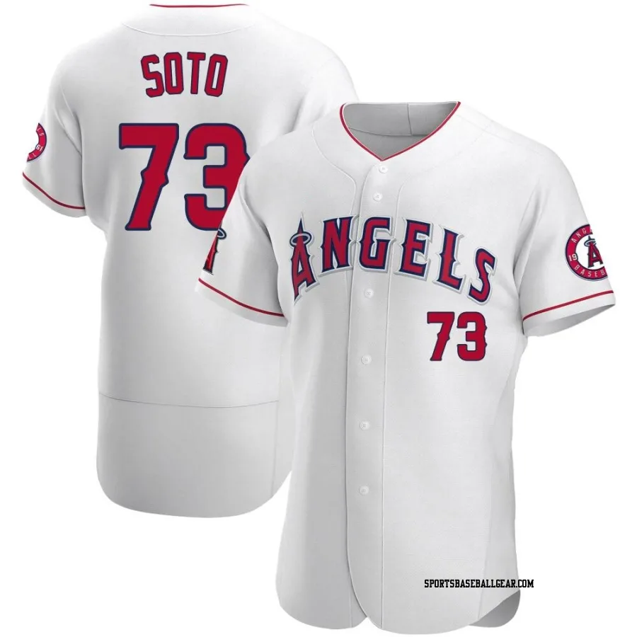 Livan Soto Men's Los Angeles Angels White Authentic Jersey