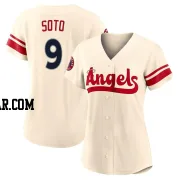 Livan Soto Women's Los Angeles Angels Cream Authentic 2022 City Connect Jersey