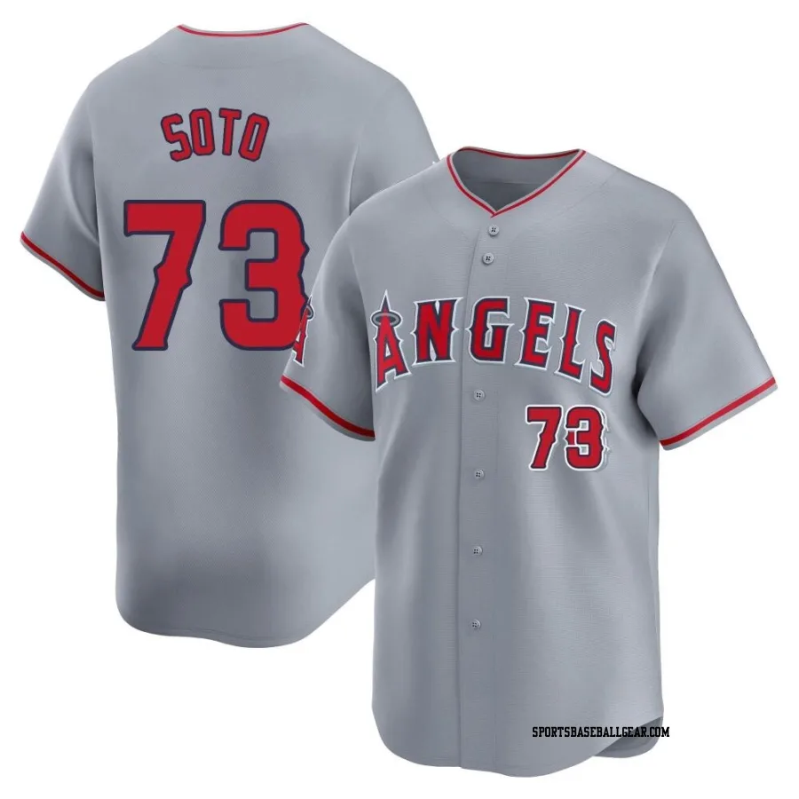 Livan Soto Youth Los Angeles Angels Gray Limited Away Jersey