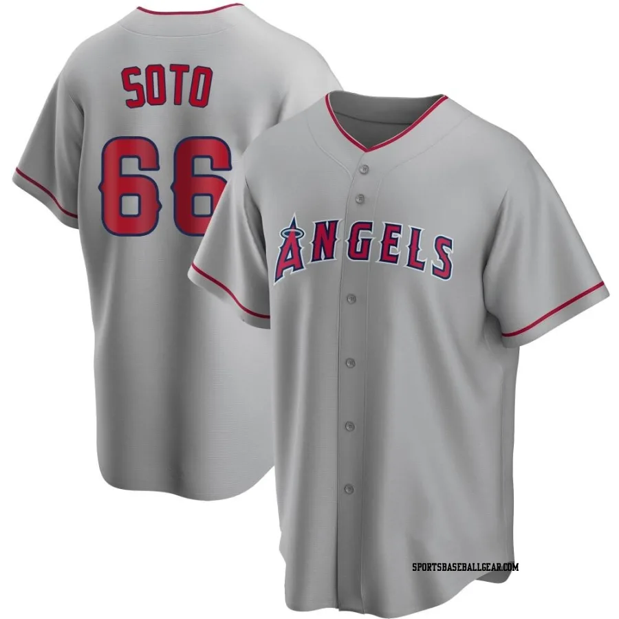 Livan Soto Youth Los Angeles Angels Replica Silver Road Jersey