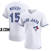 Lloyd Moseby Men's Toronto Blue Jays White Elite Home Jersey