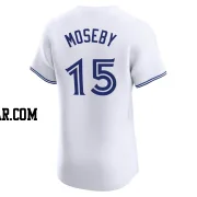 Lloyd Moseby Men's Toronto Blue Jays White Elite Home Jersey