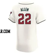 Logan Allen Men's Arizona Diamondbacks Cream Elite Home Jersey