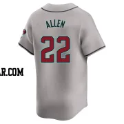 Logan Allen Men's Arizona Diamondbacks Gray Limited Away Jersey