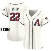 Logan Allen Women's Arizona Diamondbacks White Limited Home Jersey