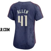 Logan Allen Women's Cleveland Guardians Navy Limited 2024 City Connect Jersey