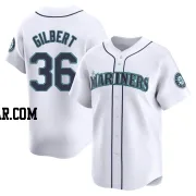 Logan Gilbert Men's Seattle Mariners White Limited Home Jersey