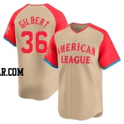 Logan Gilbert Youth Seattle Mariners Cream Limited American League 2024 All-Star Game Jersey