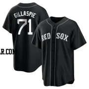 Logan Gillaspie Men's Boston Red Sox Black/White Replica Jersey