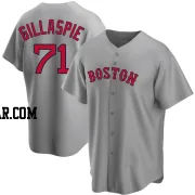 Logan Gillaspie Men's Boston Red Sox Gray Replica Road Jersey