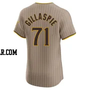 Logan Gillaspie Men's San Diego Padres Brown Elite Alternate Jersey