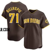 Logan Gillaspie Men's San Diego Padres Brown Limited Away Jersey