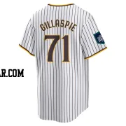 Logan Gillaspie Men's San Diego Padres White Replica 2024 World Tour Seoul Series Home Jersey