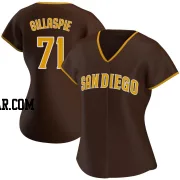 Logan Gillaspie Women's San Diego Padres Brown Authentic Road Jersey