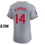 Logan O'Hoppe Men's Los Angeles Angels Gray Elite Road Jersey