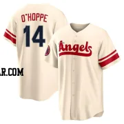 Logan O'Hoppe Youth Los Angeles Angels Cream Replica 2022 City Connect Jersey