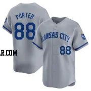 Logan Porter Men's Kansas City Royals Gray Limited Away Jersey