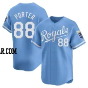 Logan Porter Men's Kansas City Royals Light Blue Limited Alternate Jersey