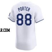 Logan Porter Men's Kansas City Royals White Elite Home Jersey