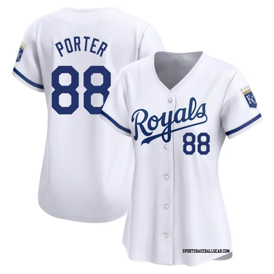 Logan Porter Women's Kansas City Royals White Limited Home Jersey