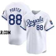 Logan Porter Youth Kansas City Royals White Limited Home Jersey