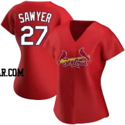 Logan Sawyer Women's St. Louis Cardinals Red Replica Alternate Jersey