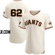 Logan Webb Men's San Francisco Giants Cream Authentic Home Jersey