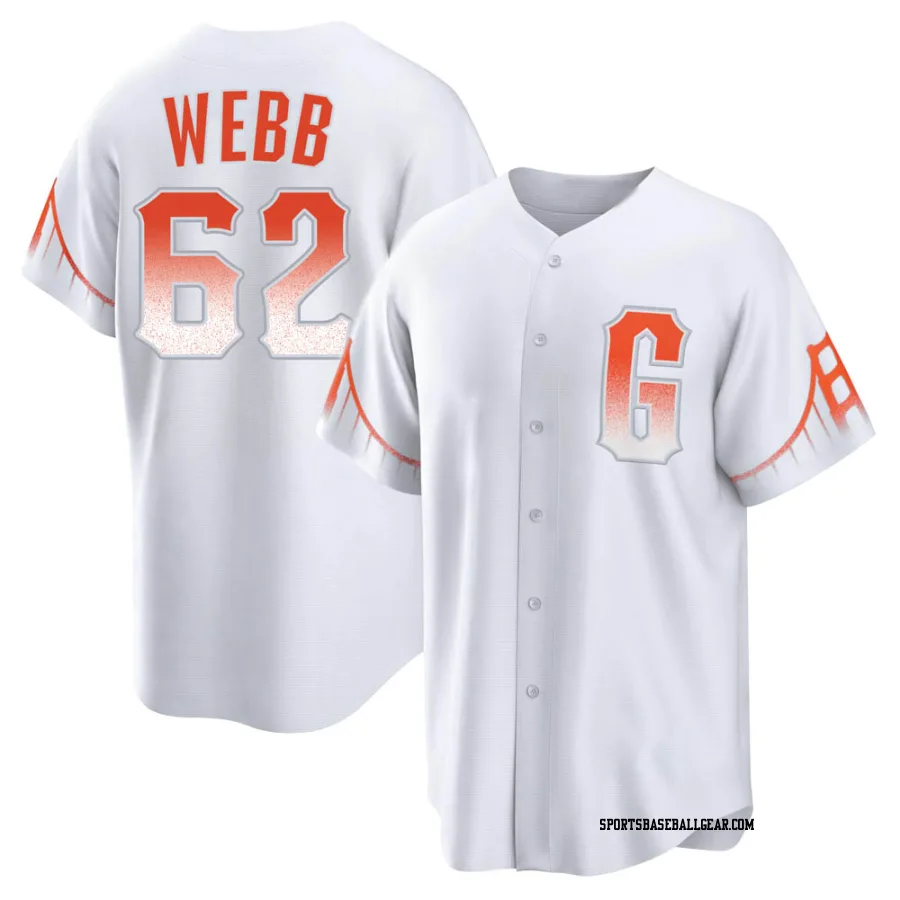 Logan Webb Men's San Francisco Giants White Replica 2021 City Connect Jersey