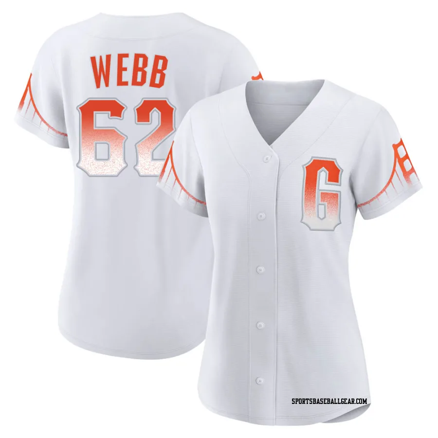 Logan Webb Women's San Francisco Giants White Replica 2021 City Connect Jersey