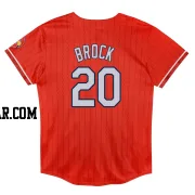 Lou Brock Toddler St. Louis Cardinals Red Limited Preschool 2024 City Connect Jersey