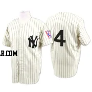 Lou Gehrig Men's New York Yankees White Authentic Throwback Jersey