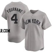 Lou Gehrig Youth New York Yankees Gray Limited Away Jersey