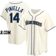 Lou Piniella Men's Seattle Mariners Cream Replica Alternate Jersey