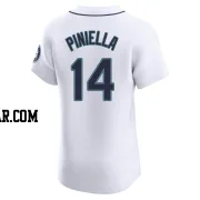 Lou Piniella Men's Seattle Mariners White Elite Home Jersey