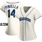 Lou Piniella Women's Seattle Mariners Cream Authentic Alternate Jersey