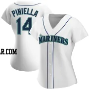 Lou Piniella Women's Seattle Mariners White Replica Home Jersey