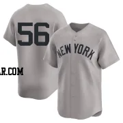 Lou Trivino Men's New York Yankees Gray Limited Away 2nd Jersey