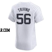 Lou Trivino Men's New York Yankees White Elite Home Jersey