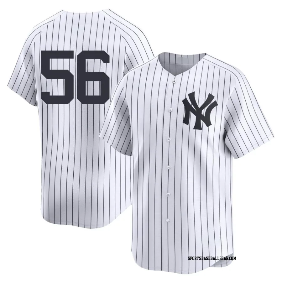 Lou Trivino Youth New York Yankees White Limited Yankee Home 2nd Jersey