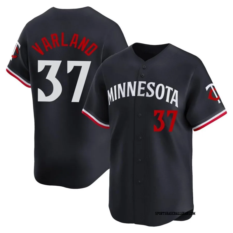 Louie Varland Men's Minnesota Twins Navy Limited Alternate Jersey